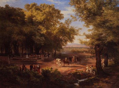 The Mexico City Alameda by José Marí Velasco